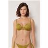 Calzedonia Push Up Imbottito Costume Shiny Satin Giallo