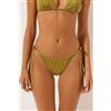 Calzedonia Perizoma Costume Shiny Satin Giallo