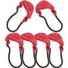 MAXPEDITION Positive Grip Zipper Pulls (Large, EMS Red) Pack of 6, Zipper Pull Replacement for Emergency Medical Backpacks, First Aid Kits, Tourniquet Pouches, PZLRED