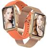Ruopoem Smartwatch Donna Uomo 1.57 Smart Watch con Chiamate 130 Sport Vocale AI Impermeabile IP68 Contapassi SPO2 Sonno Cardiofrequenzimetro, Orologio Smartwatch 5.1 connessione Bluetooth per Android iOS