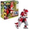 Power Rangers - Collezione Megazord, Zords articolato combinabile, Figurina, 20 cm, Modello Tyrannosaurus Rex Dinozord, per bambini dai 4 anni, PWG001