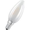 Osram Lampadine LED Candela, 4W Equivalenti 40W, Attacco E14, Luce Calda 2700K, Confezione da 5