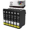 INK4U 29XL Compatibili Nero Cartucce d'inchiostro Sostituzione per Epson 29XL 29 XL per Expression Home XP-245 XP-255 XP-235 XP-247 XP-342 XP-335 XP-352 XP-332 XP-345 XP-432 XP435 (6 Nero)