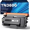 INK4U TN3600 Toner, Capacità Standard, Compatibili per Brother TN3600 TN3600XL per HLL5210DN, HLL5210DW, HLL6210DW, DCPL5510DW, MFCL5710DN, MFCL5710DW, MFCL6710DW Stampanti (1 Nero)