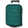 ROLL ROAD Flex Valigia rigida realizzata in ABS, un materiale, chiusura a combinazione laterale 4 ruote doppie bagaglio a mano, pratico interno con un vano, Verde, Taglia unica, Valigia a mano