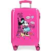 Disney Minnie Around The World, Bagagli Per Bambine E Ragazze, Fucsia (Fuchsia), 38x55x20 cms