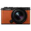 Panasonic LUMIX S9 N Kit 18-40 mm Jet Black x pelle arancione cammello