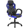 Serena Group Poltrona gaming per adulti Serena Group Las Vegas L61 x P66 x H106/116 cm - nero