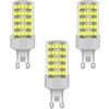 ZHIYUE 3 lampadine alogene G9 da 10 W, equivalenti a lampadine a LED da 100 W, G9, 1000 lm, a risparmio energetico, attacco G9, AC 220-240 V, non dimmerabili, colore bianco freddo, 6000 K, lampadina a