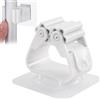 PARENCE.- Set di 2 appendiabiti per scope da parete con colla - Porte per scope a muro senza foratura - Accessori per tenere in ordine le tue stanze - 2 pezzi
