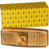 HELLA Luce demarcazione laterale - Alogeno - 12V - Raccordo a vite/Montaggio, esterno - ADR/GGVS - Colore diffusore luce: giallo - Dx/Sx - Quantità: 1 - 2PS 006 717-031