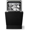 Klarstein Velaire Lavastoviglie da Incasso 45cm - Completamente Integrata, 10 Coperti, 6 Programmi, 42 dB, Classe B, AquaStop, Lavastoviglie Incasso, Display, Acciaio
