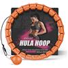 Active 100 K-MART Hula Hoop ponderato, Infinity Smart Hula Hoops con 16 Contatori, Massaggio automatico a 360 gradi, Infinity Hoop per adulti, Attrezzature per il fitness per la perdita di peso
