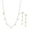 Emporio Armani EGS3064SET EGS3064SET - Set collana da donna con orecchini, Length: 500mm, Width: 4mm, Height: 1.20mm, Acciaio inossidabile, Nessuna pietra preziosa
