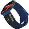 Oneress Etichetta per Bracciale ID Medico Incisa per Epilessia, in Acciaio Inox Impermeabile, Etichetta per Salute di Emergenza per Adulti e Caregiver YA4313 Nero-Epilessia