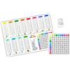 Agendepoint.it Tabelline per bambini plastificate 21x30cm con tavola pitagorica tascabile e gancio incluso