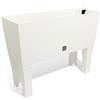 Prosperplast Vaso alto 30 L Prosperplast Rato valigia alta in plastica di colore bianco, 46 (A) x 60 (L) x 25 (P) cm