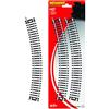 Mehano 30849 Binari Curva, 4 Pezzi