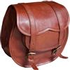 American blue borsa in pelle, vintage, per moto, borsa da bicicletta, da viaggio, 25,4 x 30,5 x 12,7 cm, marrone