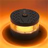 Fxlpower Lampeggiante Led Auto Magnetico Arancione per Camion e Soccorso Stradale | Ricarica Usb-C, Batteria 10h, Luce Bianca Integrata, 8 Funzioni Flash, Grado Ip67, Uso Trattore Camper