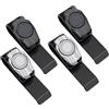 KASESSS 4 Pezzi Porta Occhiali Auto, Multifunzionale Minimalisti Portaocchiali Auto Clip,Universale Azionabile con Una Sola Mano Supporto per Porta Occhiali da Sole da Visiera Auto Accessori