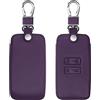 kwmobile Custodia Compatibile con Renault con 4 tasti Smart Key (solo Keyless Go) - Cover Chiavi Auto Protezione Copri Telecomando - Copri Chiave Copertura mora
