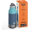 Asobu Buddy Bottle - Borraccia termica in acciaio inox, con ciotola per l'acqua rimovibile per cani e cibo per cani (verde pastello, 963,9 g)