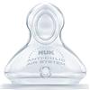NUK 10124015 First Choice+ - Tettarella anticolica per biberon, in silicone, forma ortodontica, per bambini da 0 a 6 mesi, set da 2