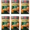 Jacobs 3 in 1 Original - Caffè Istantaneo Solubile con Zucchero e Crema - 6 Confezioni da 24 Bustine - Preparazione Rapida Totale - 144 Stick