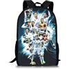 PyrrlicToy Football Zaino Bambino, Borsa delle Stelle del Calcio, Zaino Per Bambini, 3D Stampato Cartone Animato Zainetti, Adatta ai Tifosi di Calcio e ai Ragazzi (40 * 30 * 13cm)
