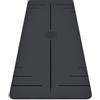Plyopic Tappetino Yoga Ultra-Grip Pro | Antiscivolo ESTREME - Presa Asciutta e Bagnata - Linea di Allineamento - Per Yoga, Pilates, Esercizio, Bikram e Hot yoga (Ultra Nero - Allineamento PoseMap)