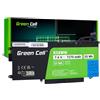 Green Cell Batteria per laptop K5XWW 6CYH6 725KY N057F per Dell Latitude 5480, 5490, 5491, 5495, 5580, 5590, 5591 e Precision 3520, 3530 (7270 mAh, 7,6 V, 4 Celle, Li-polimero, Colore: Nero)
