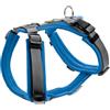 HUNTER Pettorina per cani MALDON UP, colore: blu/grigio, morbido e confortevole, altamente riflettente grazie allo scotchlite 3M, regolabile in 4 posizioni, con manico imbottito (a partire da S-M