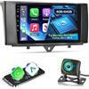 ETLFUCyber 4G+64G 8 Core Qualcomm Autoradio per Mercedes Benz Smart Fortwo 2011-2015 con Wireless Carplay Android Auto, Android 15 Radio Touchscreen da 9 pollici con WiFi, GPS, Bluetooth 5.1, FM/RDS, DSP