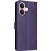 PanXCase Cover Libro per Vivo V60 Lite - Custodia PU Pelle Wallet, Supporto, 3 Porta Carte, Magnetica Antiurto Case (Viola)