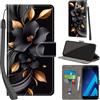 PHINIENLAND Cover per Samsung Galaxy A5 2017 PU Pelle Custodia Flip Fiori