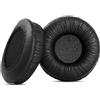YunYiYi Cuscinetti auricolari di ricambio compatibili con cuffie Sennheiser HD 430, Earpad, Nero, Finta pelle