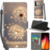 PHINIENLAND Cover per Xiaomi Redmi Note 8 custodia portafoglio Dente di leone | 3 scomparti carte, 1 tasca banconote, Chiusura magnetica, Supporto, Pelle PU flip cover per Redmi Note 8 2021