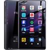Ruizu 163GB Lettore MP3 con Bluetooth Spotify, Schermo Touch 4.5 Pollici, Lettore MP4 con WiFi, 2000mAh Stereo Portatile HiFi Altoparlanti, Amazon Music, Lettore Musicale Streaming Android per Bambini, FM