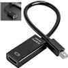 HENGBIRD Adattatore Mini DisplayPort a HDMI 4K, da Mini DP a HDMI, convertitore per Thunderbolt 2, MacBook Pro Air iMac Surface Pro, trasmissione stabile 4K, con spina dorata, per presentazioni in