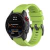 GIOPUEY Cinturini Compatibile con Garmin Fenix 8 51MM/Enduro 3, Morbido Silicone Cinturino [Resistente all'Usura] [Traspirante] - Lime Colored