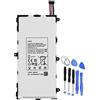 HUBEI T4000E AAaD429oS/7-B Sostituzione batteria da tavolo per Samsung Galaxy Tab 3 7.0 Inch SM-T210 T211 T210R T217 T217S LT02 AA1K912uS/7-B T2105 P3200 1588-7285(3.7V 14.8Wh)