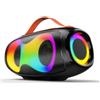 SWTOIPIG Altoparlante Bluetooth, altoparlante portatile senza fili esterno con luce a LED, True Wireless stereo, AUX, slot per schede micro SD/TF, riproduzione USB, luce LED, EQ per feste all'aperto