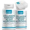 +LIFE Collagene Marino PiùLife 2000 mg con Acido Ialuronico - 480 Compresse | 5 al giorno, Con Vitamina C, Biotina, Zinco, Vitamina A e Coenzima Q10, Collagene Idrolizzato per Pelle, Capelli e Unghie