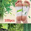 Boolavard 100 pezzi di Disintossicazione di patch di Bambù * Vitalpads Vital Bamboo Patches Wellness * - Trattamento di 50 giorni - Eliminazione Delle Tossine Black Forest Spa®