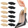 OYIWINMI cuscinetti per scarpe, 12 paia, solette scarpe ridurre numero, pad heel, comodi, soletta autoadesiva per la cura dei piedi per scarpe, proteggi tallone per scarpe