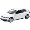 Toi-Toys Volkswagen Golf 8 GTI - Modellino auto in metallo, modello VW auto, 4 varianti 49 (bianco metallizzato)