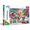 Trefl - The Treflik Family, L'inverno con i Treflik - Puzzle 24 Maxi - 24 Tessere Grandi, Puzzle di Natale con gli Eroi della Fiaba, Intrattenimento Creativo, Divertimento per Bambini dai 3 anni