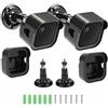 QWORK® 2 Pezzi Supporto Flessibile Esterni per Fotocamera, Compatibile con Blink Outdoor 3&4