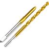 ASNOMY Set di maschi filettati M3 x 0,5 e punte da 2,5 mm, HSSG, filettatura filettata, set di maschietti